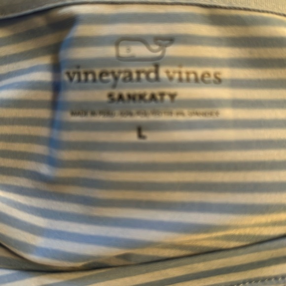Vineyard Vines L Sankaty Blue Striped Dress - Picture 3 of 5